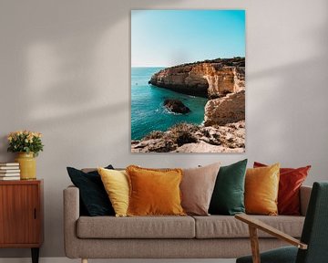 Algarve coastline by Dayenne van Peperstraten