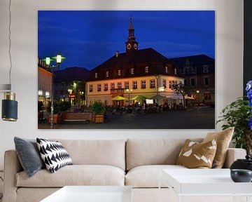 Place du marché d'Emmendingen sur Ingo Laue