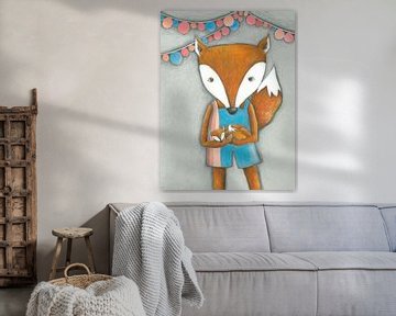 Mother Fox  - Art for Kids