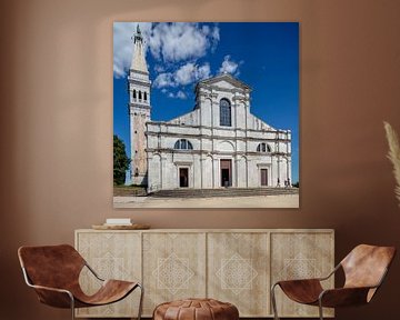 Basilique de Sainte-Euphémie à Rovinj, Croatie sur Joost Adriaanse