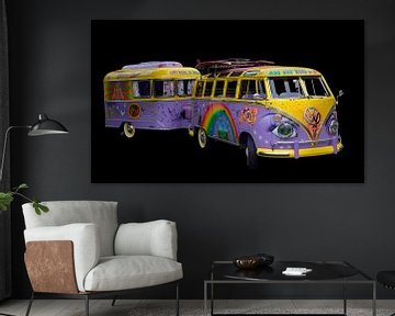 VW Bus Type 2 T1 Samba Hippie