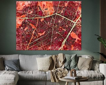 Kaart van Antony in de stijl 'Amber Autumn' van Maporia