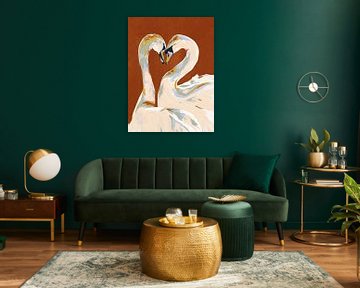 Love swans by Studio Carper