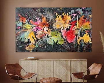Flower Expression van Atelier Paint-Ing