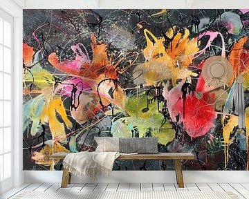 Flower Expression van Atelier Paint-Ing