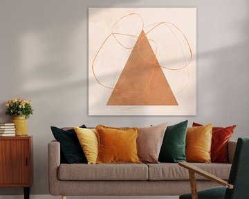 Oranje piramide van Georgia Chagas
