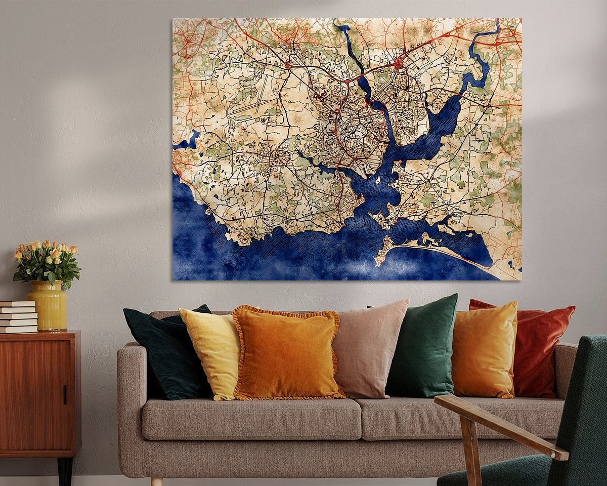 Example of the artwork in a room