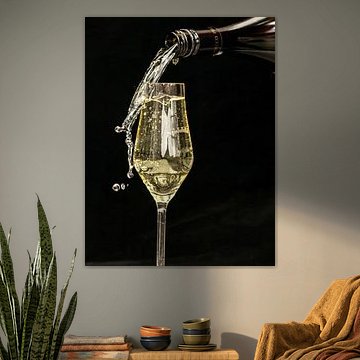 verser du champagne sur SO fotografie