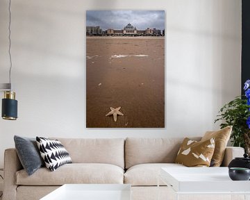 Temps drastique au-dessus du Grand Hotel Amrâth Kurhaus à Scheveningen sur Jolanda Aalbers