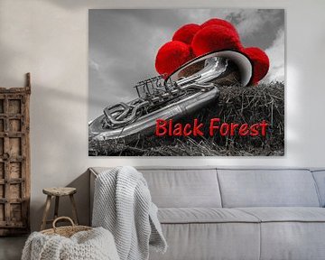 The tuba and the Bollen hat Black Forest ART