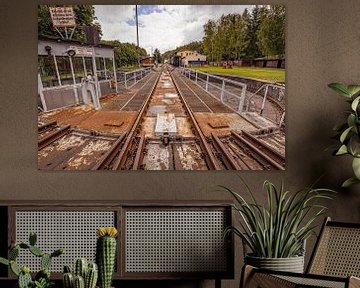 Drehscheibe Eisenbahnmuseum Schwarzenberg von Rob Boon