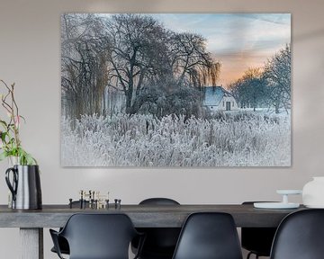 "Winters sfeer in Landgoed Marienwaerdt" van Chris Biesheuvel I  Dream Scapes