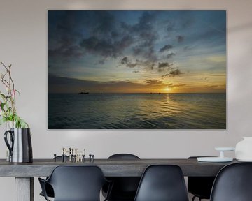 Zonsopkomst op het Wad