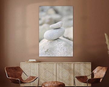 Balancerende strand stenen | Zen | Harmonie | Relax | Natuur fotografie