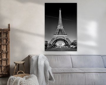 Eiffeltoren * PARIJS (monochroom)