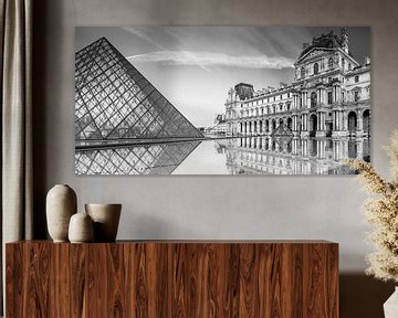 Louvre * PARIJS (monochroom) van Sascha Kilmer
