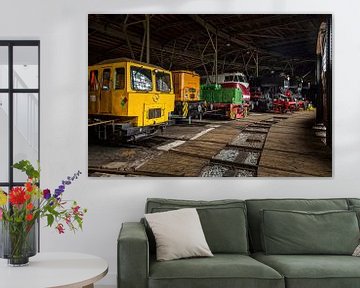 Hangar à locomotives Musée du chemin de fer de Schwarzenberg sur Rob Boon