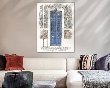 Vintage deur no. 1 van Apolo Prints
