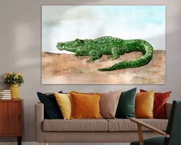 Crocodile by Sandra Steinke
