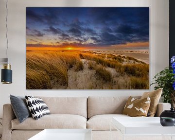 Zonsondergang op Texel van Andy Luberti