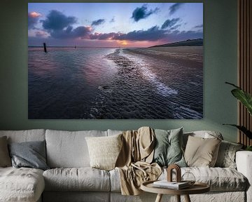 Strand op Texel van Andy Luberti