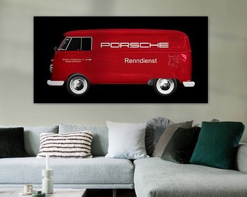 VW Bus T1 Porsche racing service by aRi F. Huber