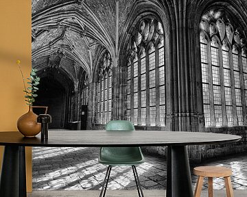 Gewelven kloostergang abdij Middelburg van Jo Beerens