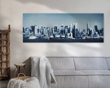 Panoramic view of New York Midtown by Whale & Sons