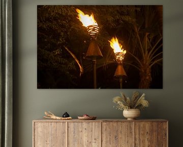 polynesian torches by Andrea Ooms