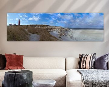 Texel Leuchtturm Panorama von AudFocus - Audrey van der Hoorn
