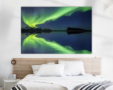 Aurora Borealis - Polarlichter auf den Lofoten von Dieter Meyrl
