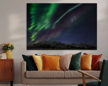 Aurora Borealis - Polarlichter auf den Lofoten von Dieter Meyrl