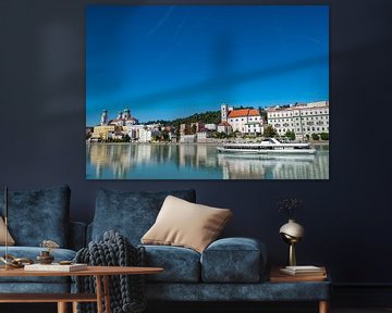 Panoramisch uitzicht op de stad Passau aan de Inn in de zomer van Animaflora PicsStock