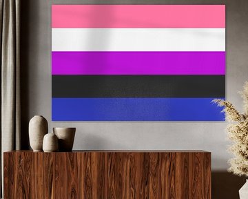 Genderfluid Pride Vlag van Bear Necessities