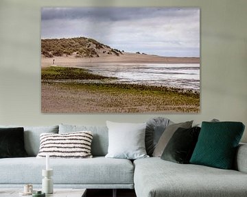 Strand bij de Slufter op het eiland Texel van Rob Boon