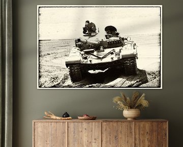 Tank 2e wereld oorlog in actie van Robin Jongerden