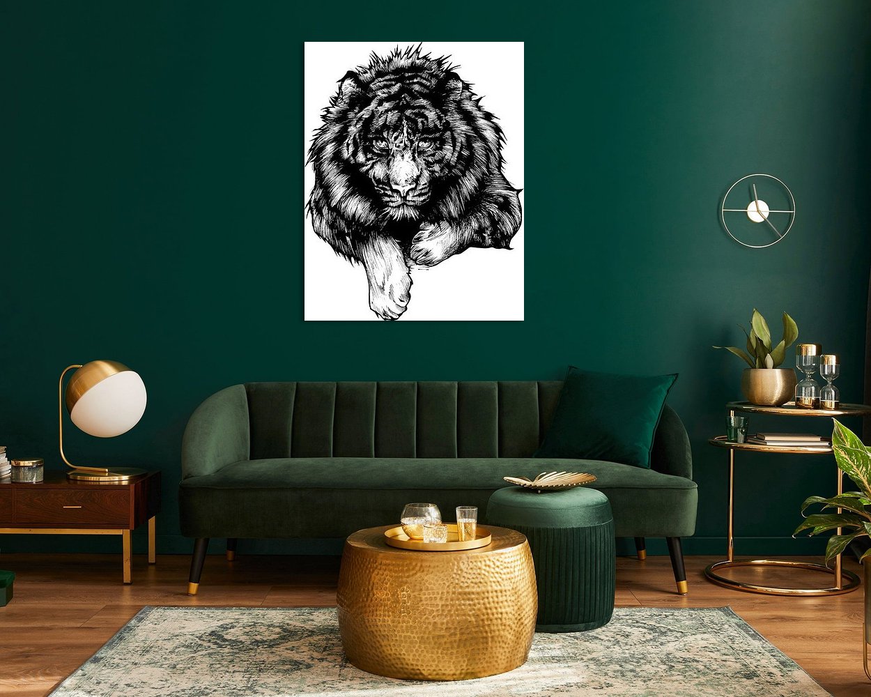 Example of the artwork in a room