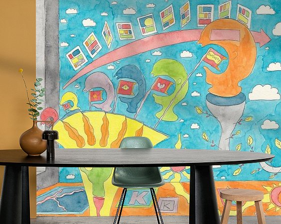 Example of the artwork in a room