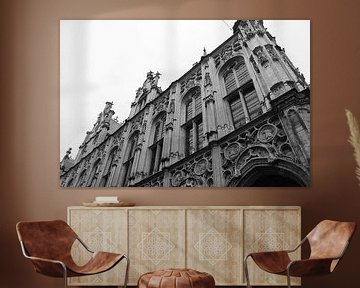Historische Gevel, Mechelen, België van Imladris Images