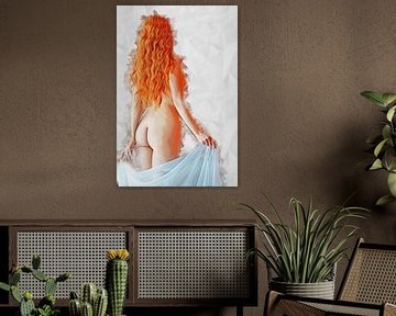 The girl with the red hair (erotica, art) by Art by Jeronimo