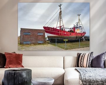 Fischkutter auf der Werft Next Generation Lauwersoog von Evert Jan Luchies
