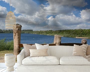 am Naturschutzgebiet Elbsee in Düsseldorf