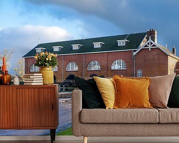 Gemaal Waterwolf bij Electra, Oldehove in Groningen