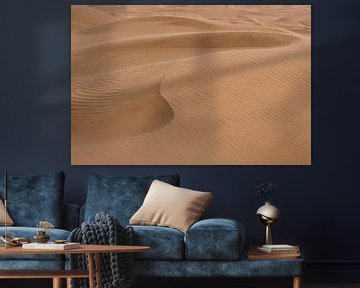Zandduin in de woestijn | In de Sahara in Afrika