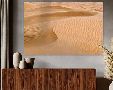 Dune de sable dans le désert | Dans le Sahara en Afrique