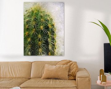 Kaktus Sukkulenten grün Natur Kunst #succulents von JBJart Justyna Jaszke