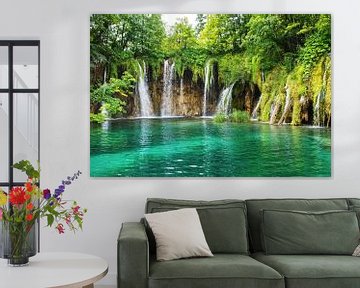 Waterfalls in Plitvice in Croatia by Corno van den Berg