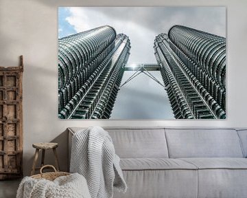 De oneindige torens: Petronas Twin Towers van Jim Abbring