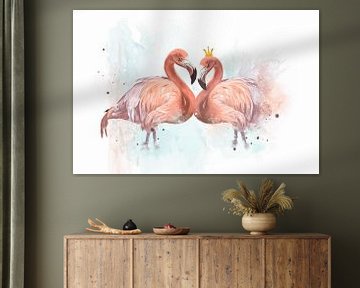 Flamingo-Paar