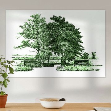 Green Landscape by Hans Levendig (lev&dig fotografie)